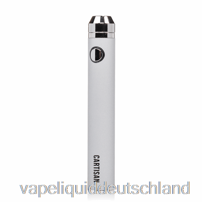 Cartisan Button VV 1300 510 Batterie Silber Vape Liquid